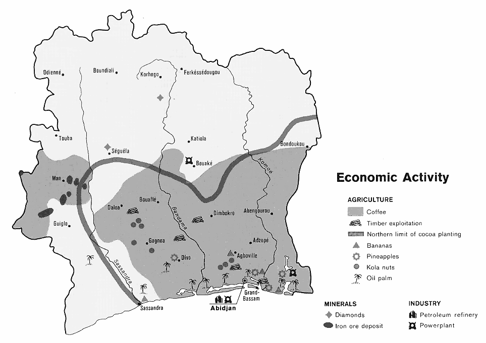 Cote dIvoire economy 1972