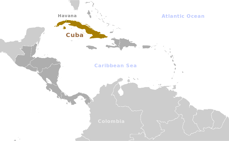 Cuba location label