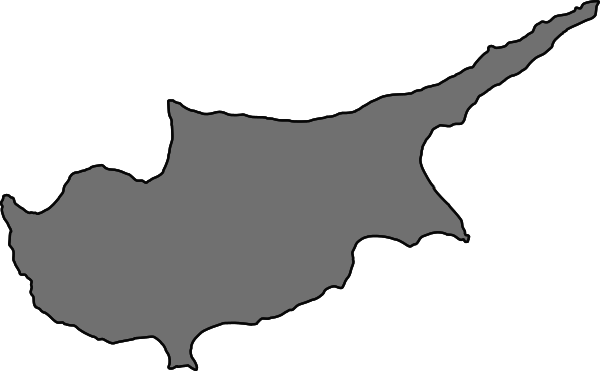 Cyprus outline