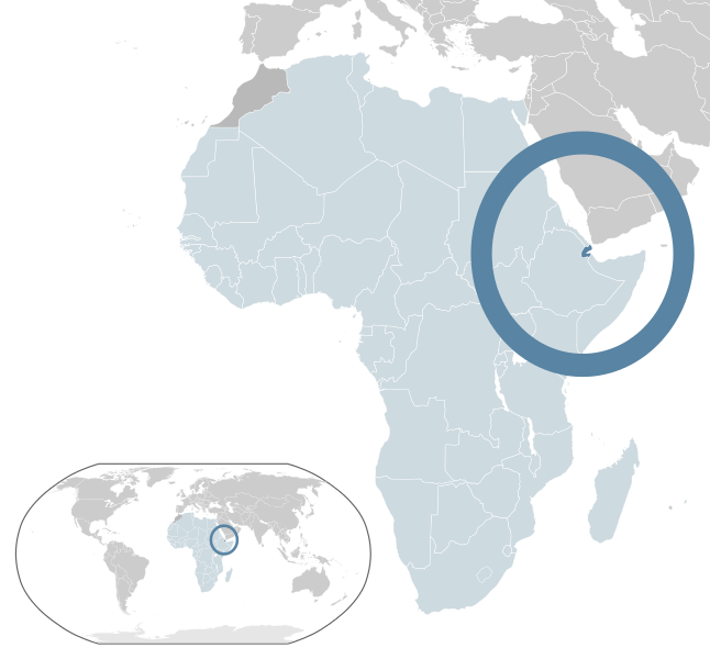 Djibouti location map