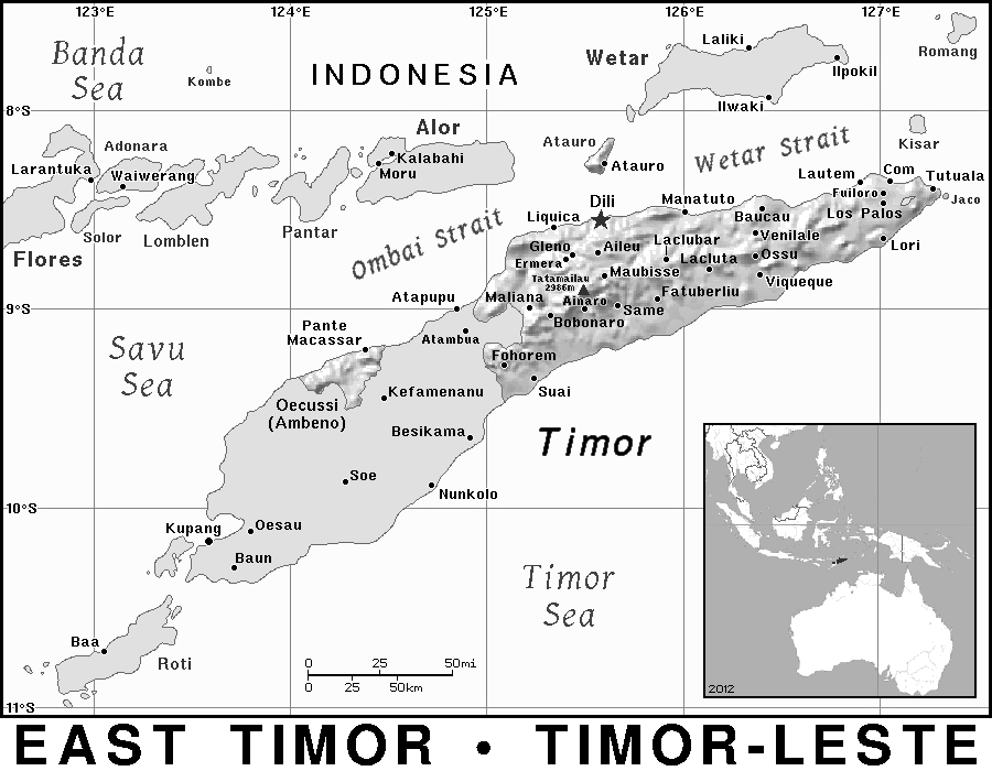 East Timor BW