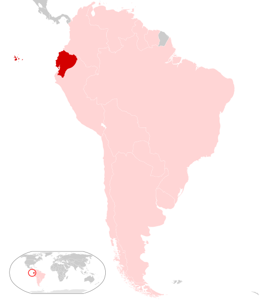 Ecuador location map