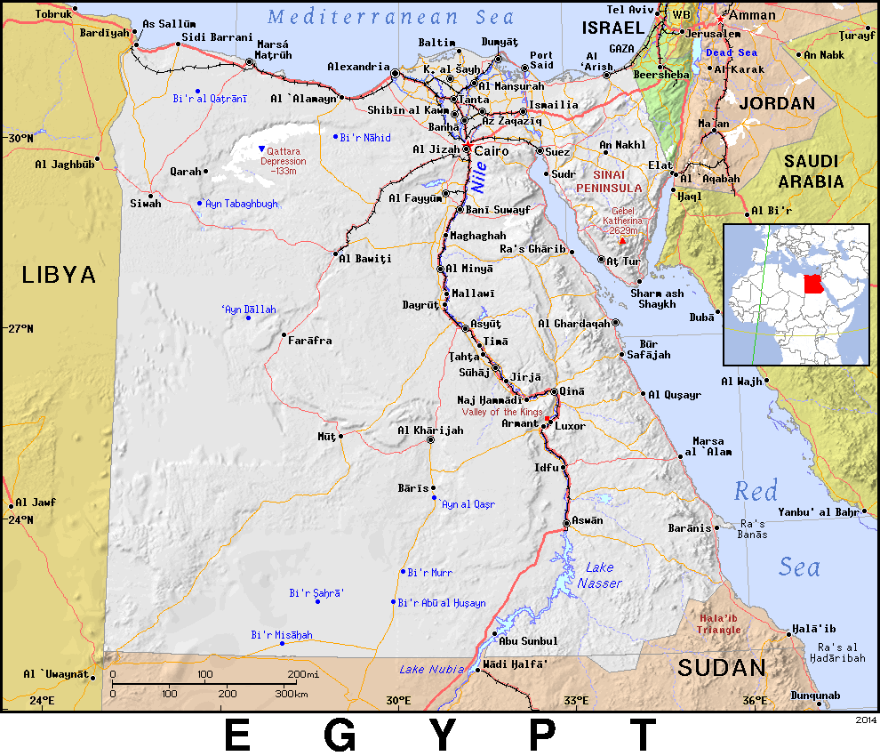Egypt detailed 2