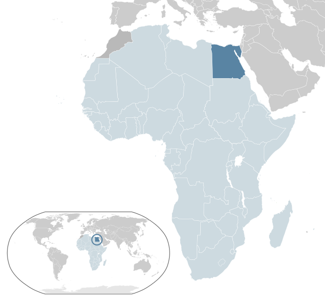 Egypt location map