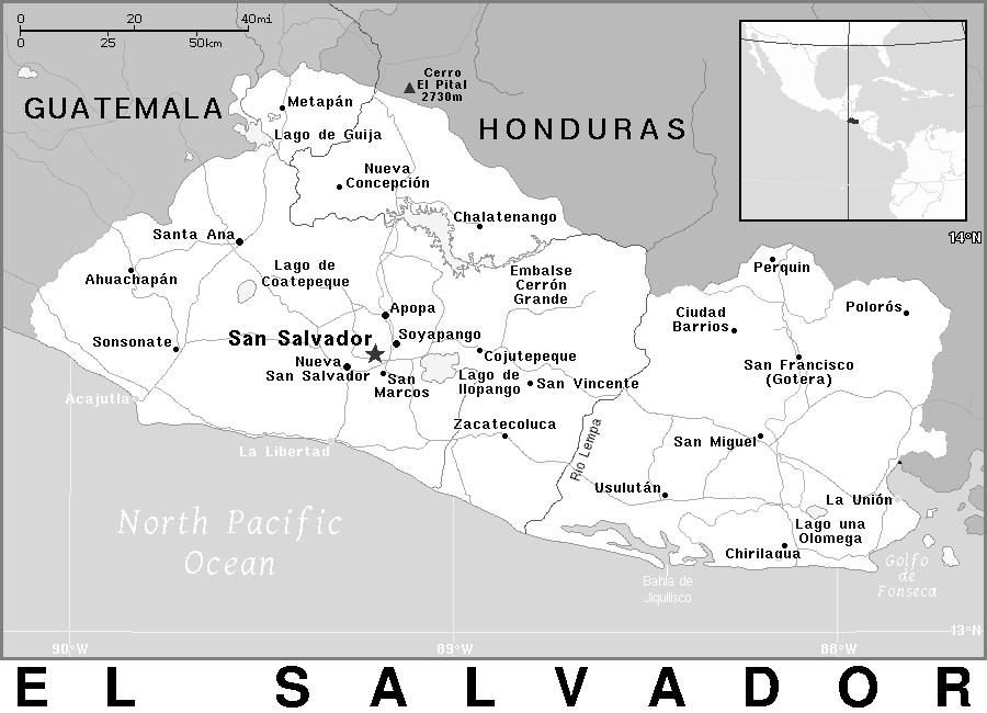 El Salvador 2 BW