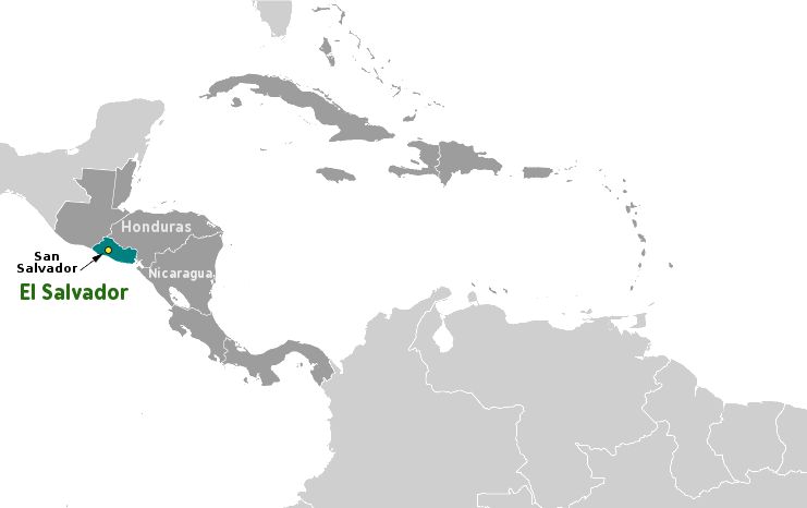 El Salvador location label