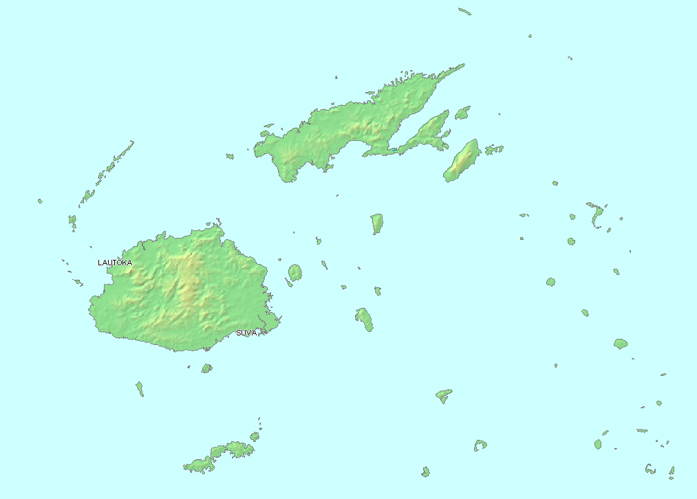 Fiji topographic