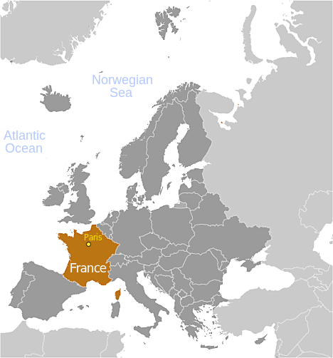 France location label