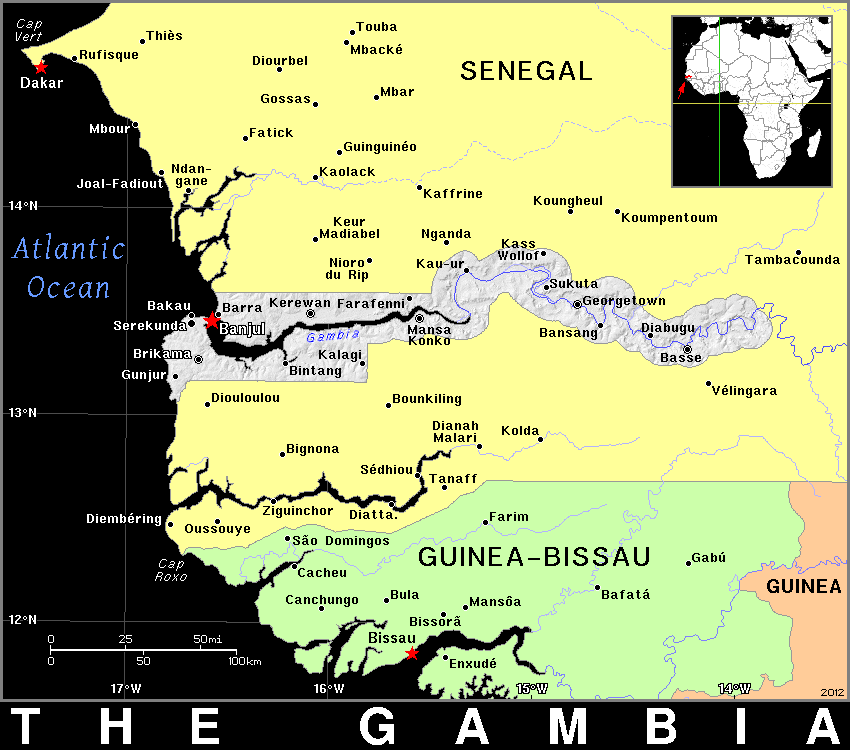 Gambia dark detailed
