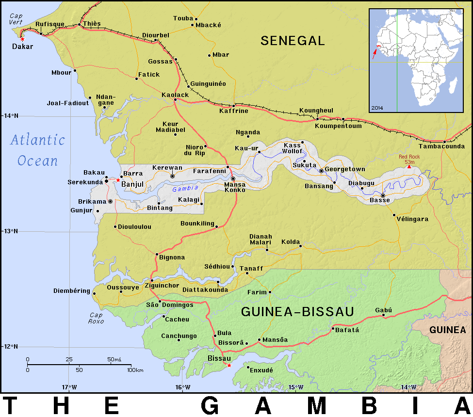 Gambia detailed 2