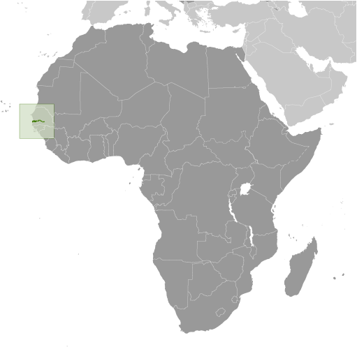 Gambia location