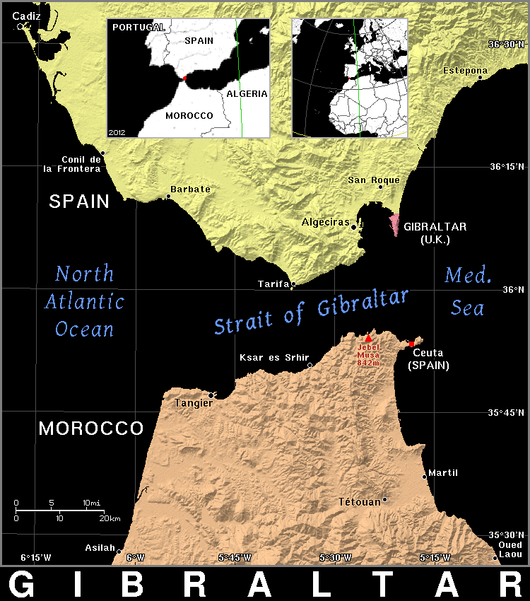 Gibraltar dark detailed