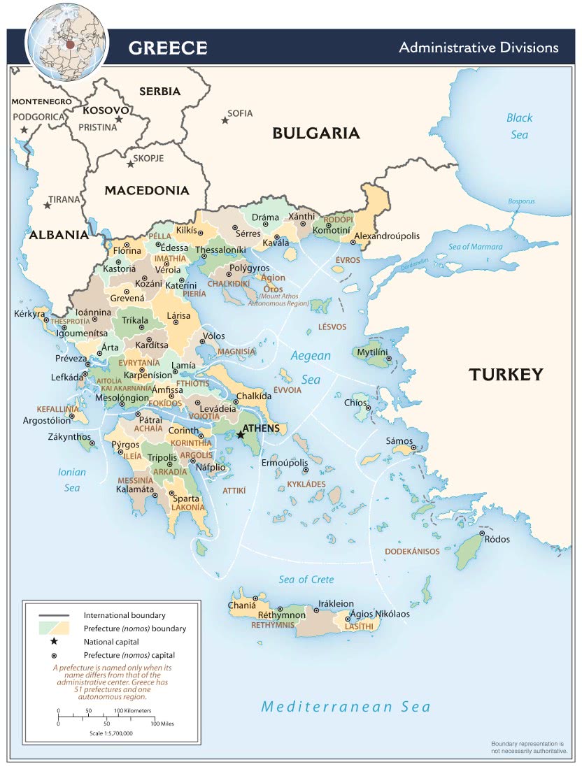 Greece regions 2010