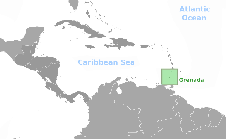 Grenada location label