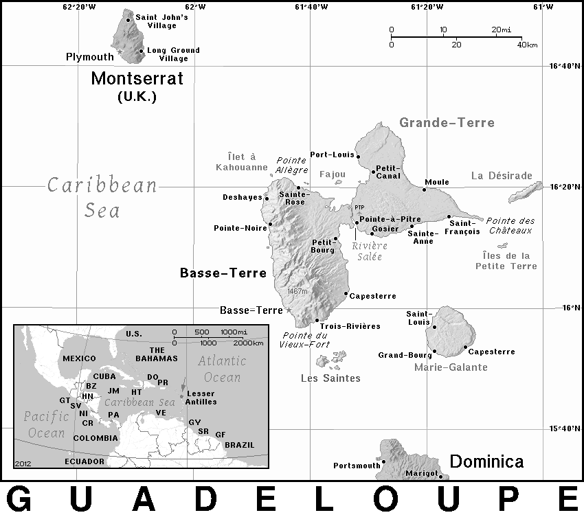 Guadeloupe BW