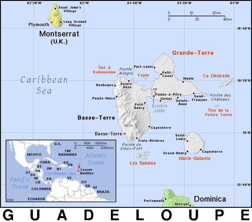 Guadeloupe detailed