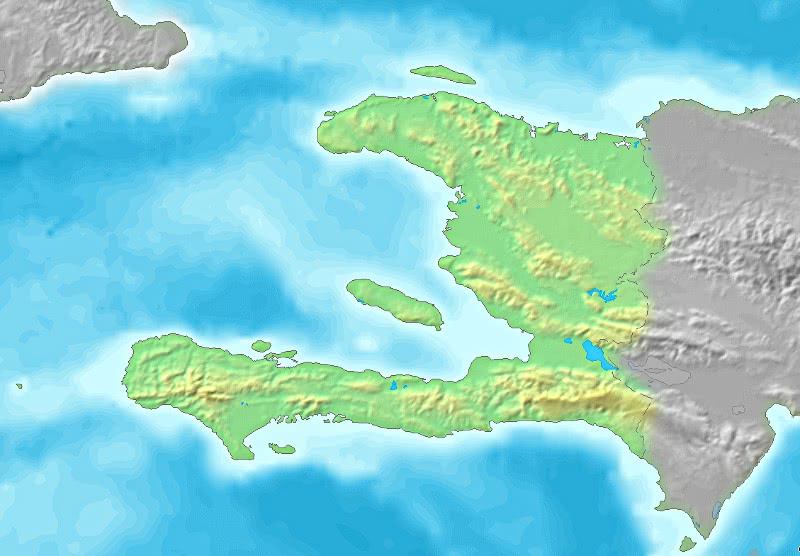 Haiti topographic