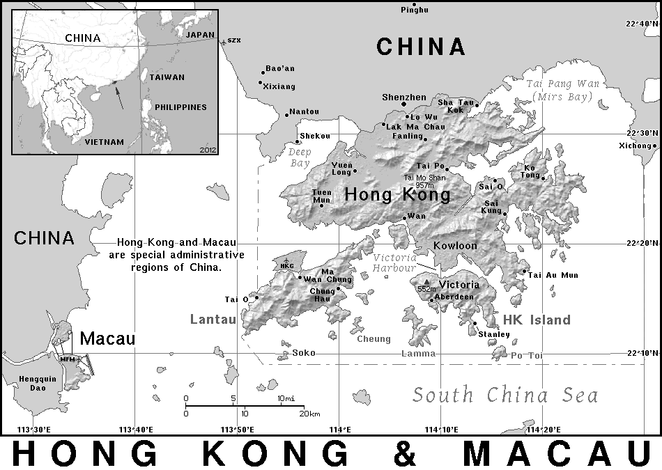 Hong Kong and Macau BW