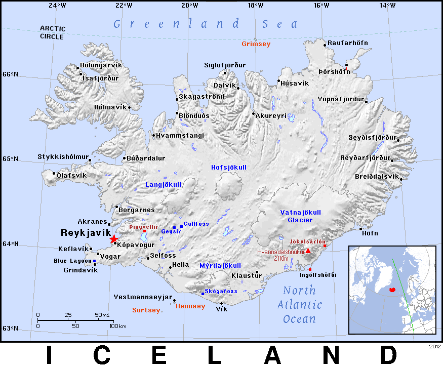 Iceland detailed