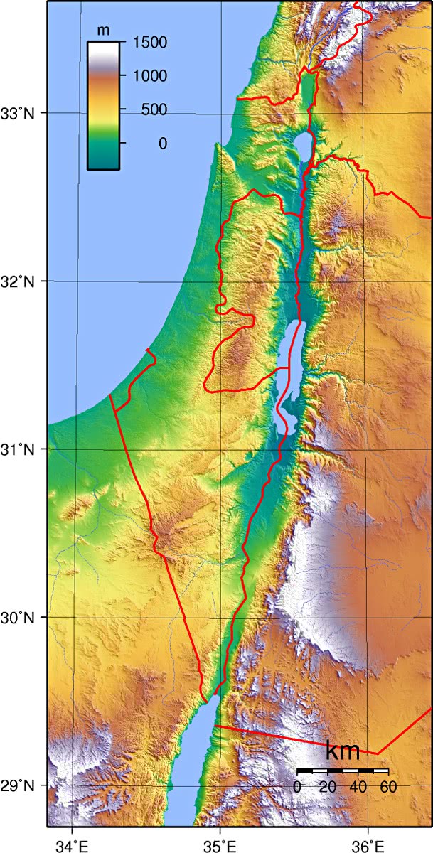 Israel Topography