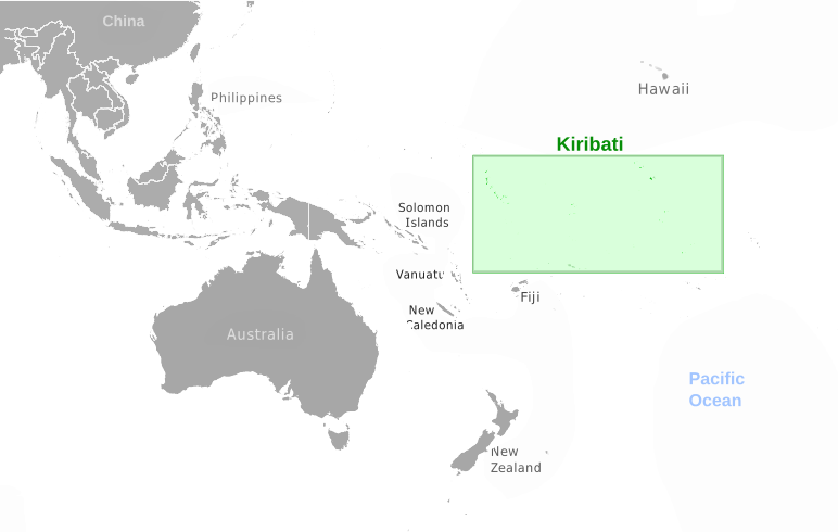 Kiribati location label