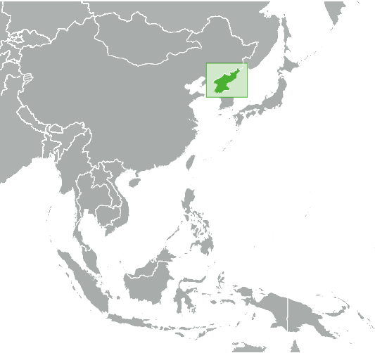 Korea North location
