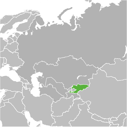 Kyrgyzstan location