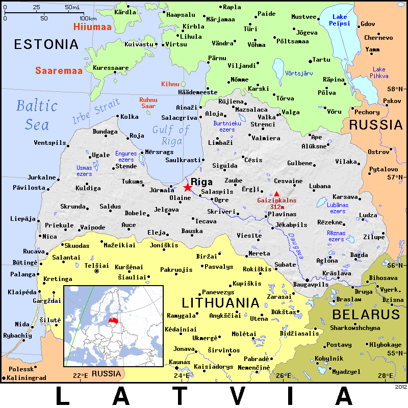 Latvia detailed
