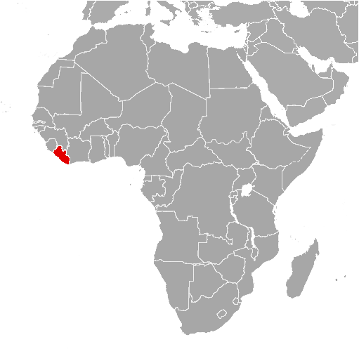 Liberia location