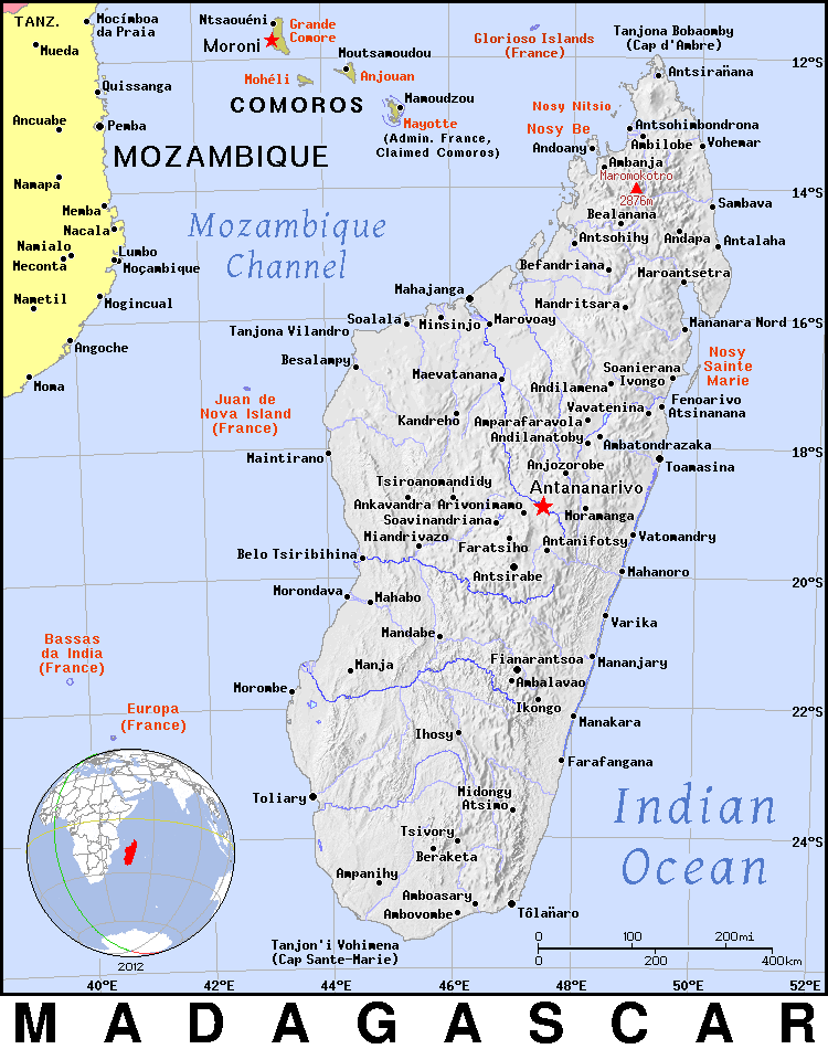 Madagascar detailed