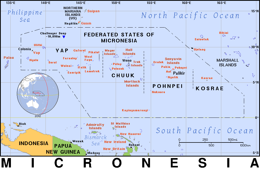 Micronesia detailed