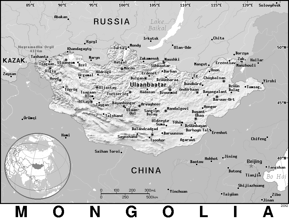 Mongolia BW
