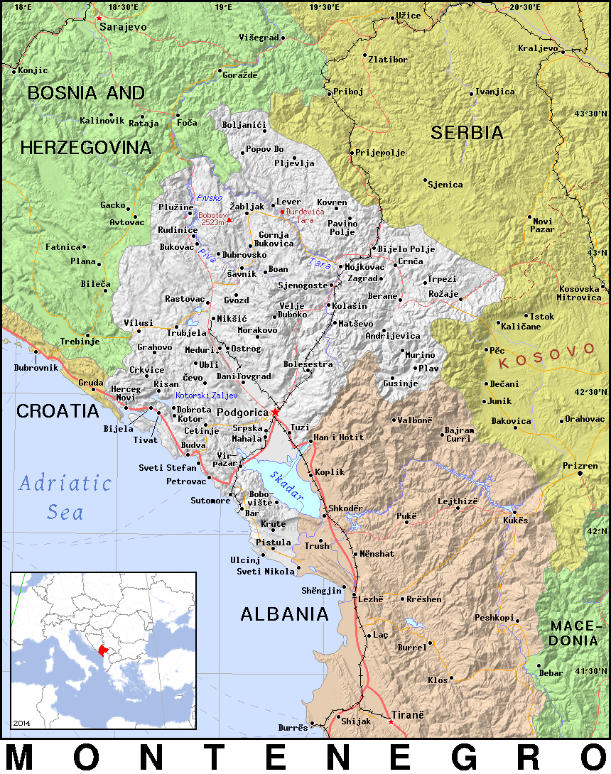 Montenegro detailed 2
