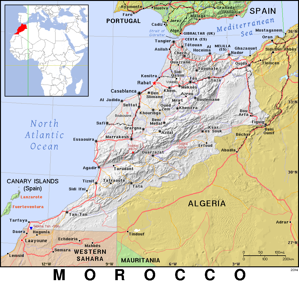Morocco detailed 2
