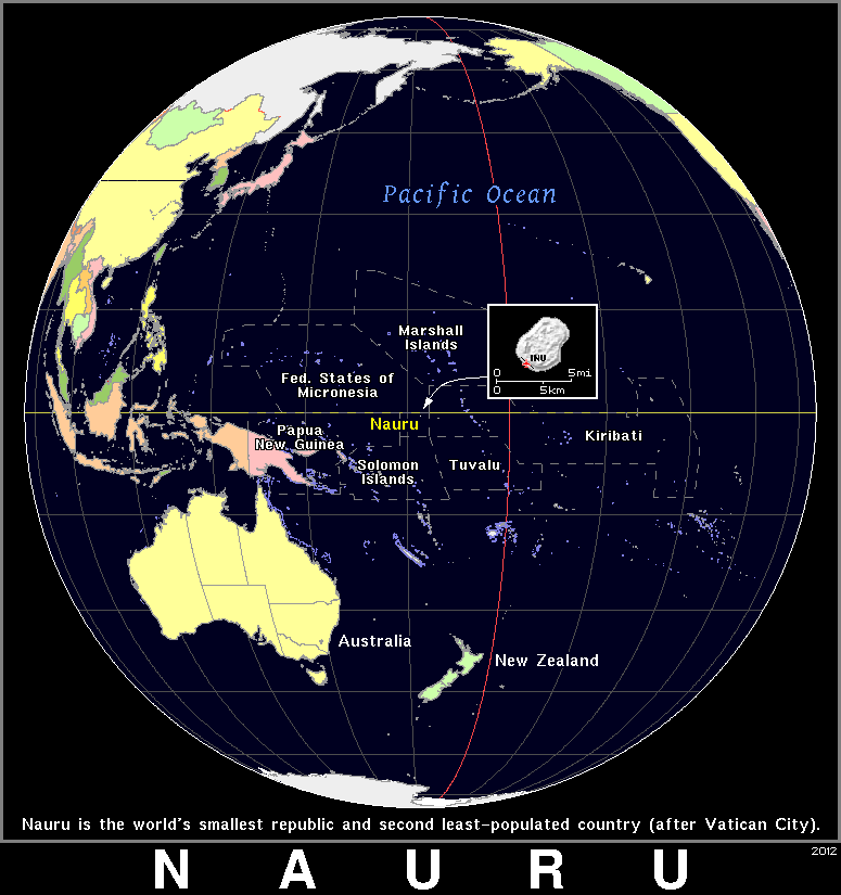 Nauru dark detailed