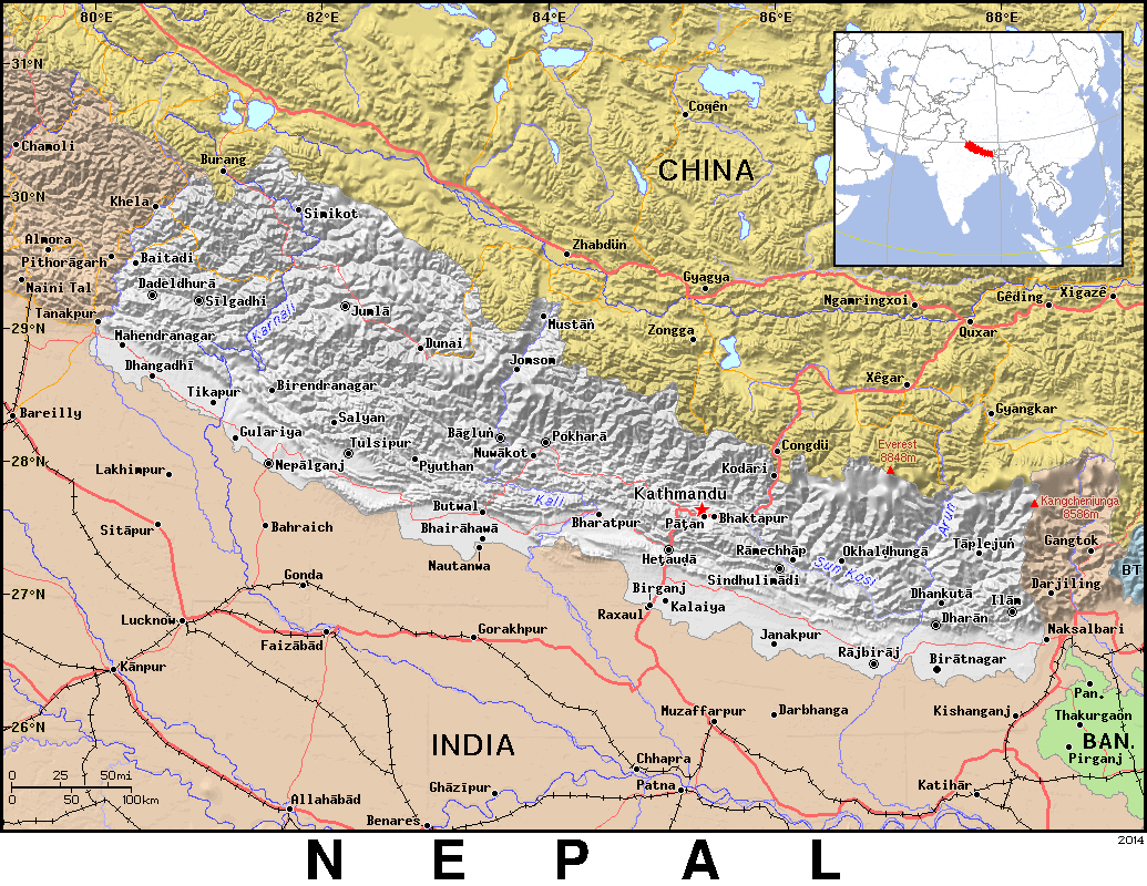 Nepal detailed 2