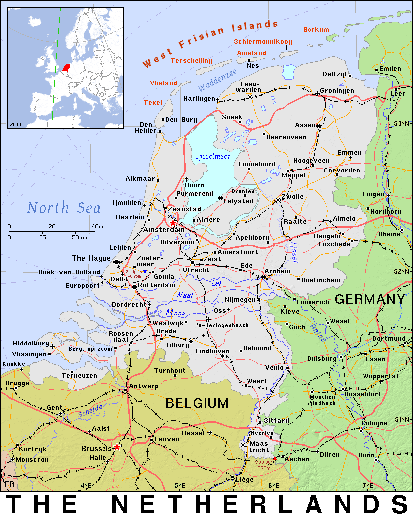 Netherlands detailed 2