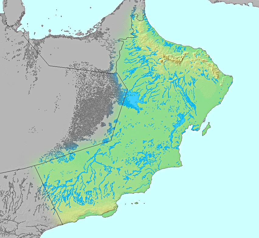 Oman topographic