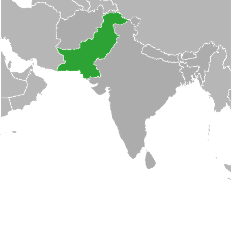 Pakistan location