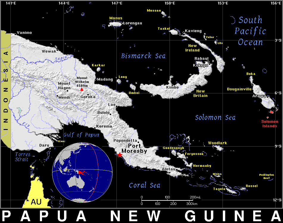 Papua New Guinea dark