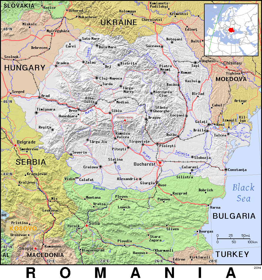 Romania detailed 2