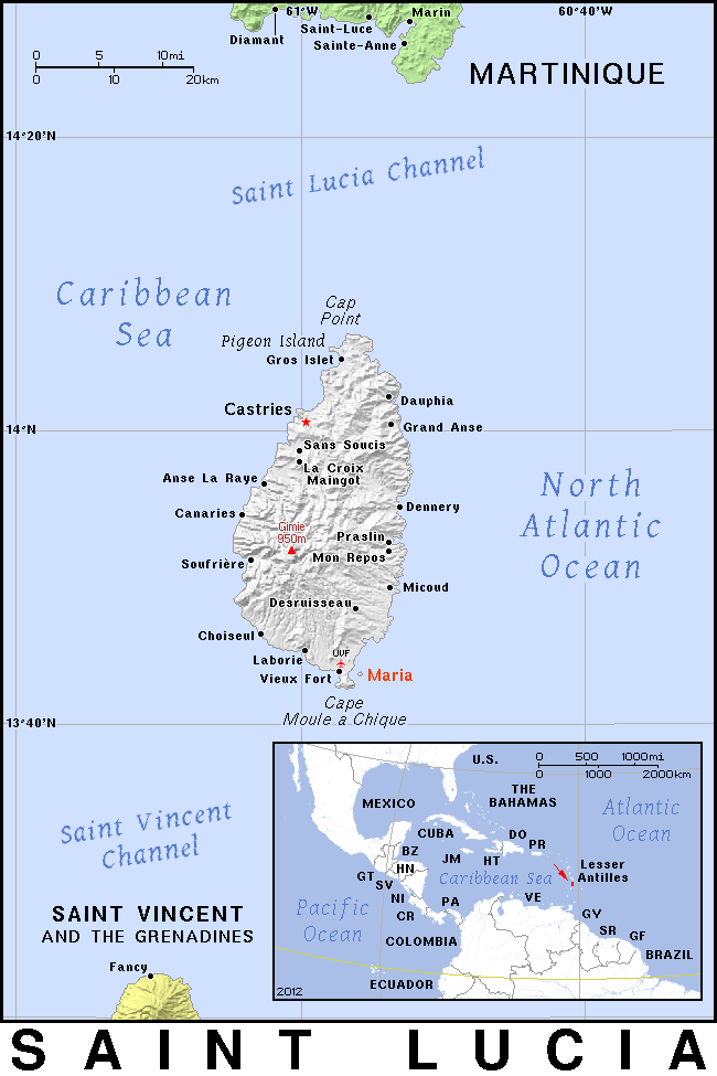 Saint Lucia detailed
