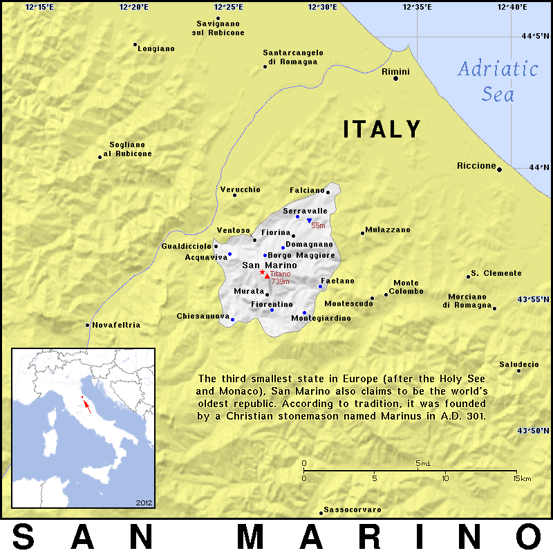 San Marino detailed