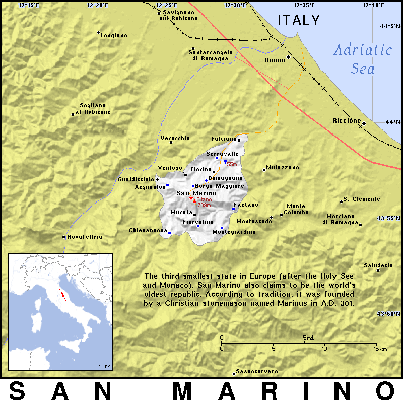San Marino detailed 2