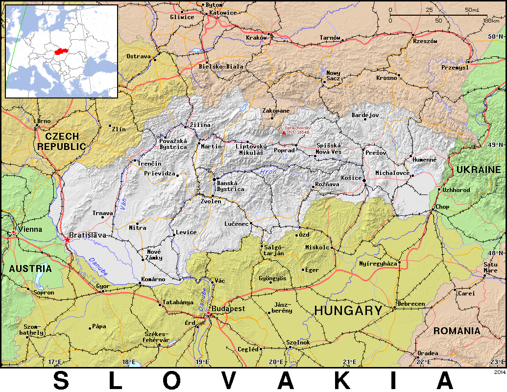 Slovakia detailed 2