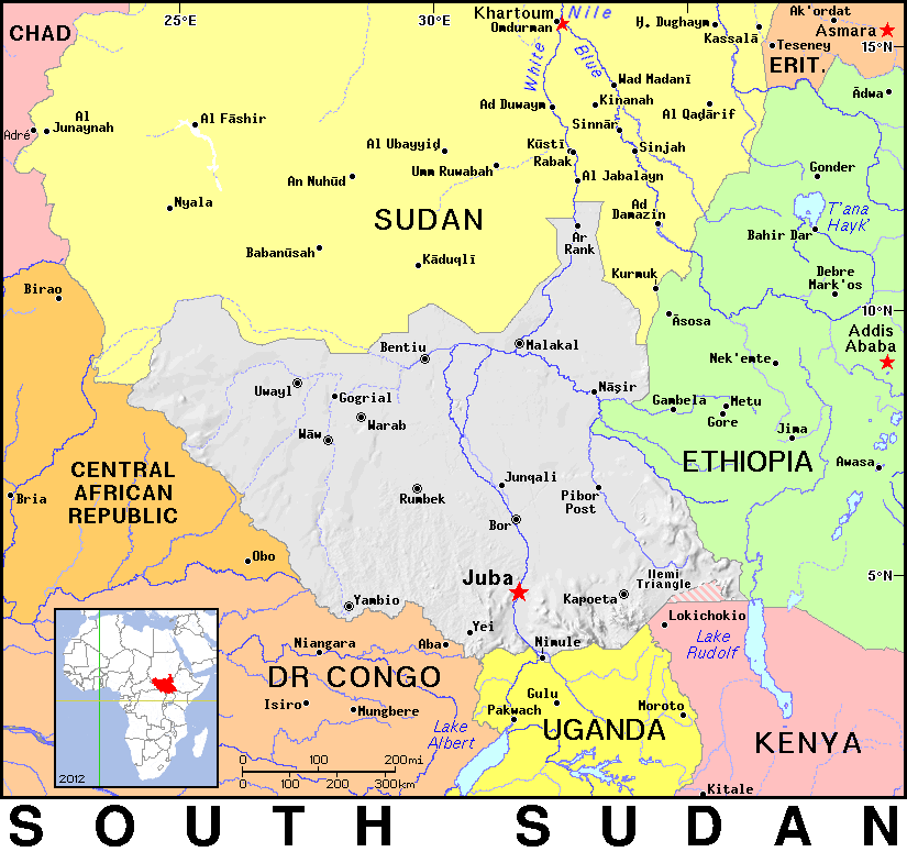 South Sudan detailed