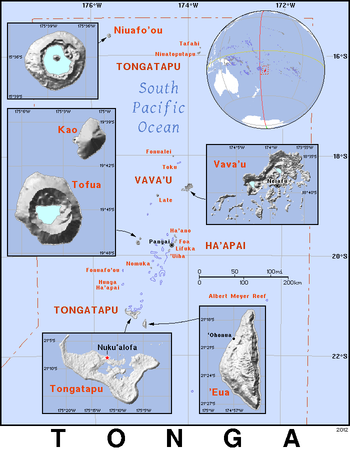 Tonga detailed