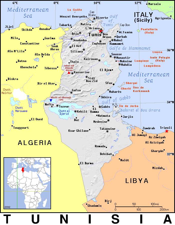 Tunisia detailed