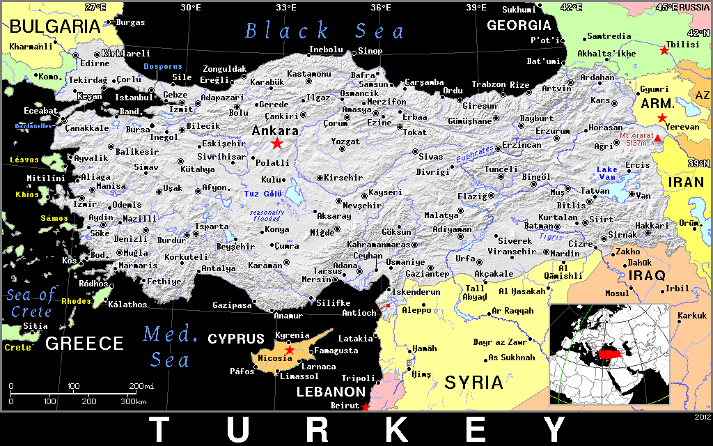 Turkey dark detailed