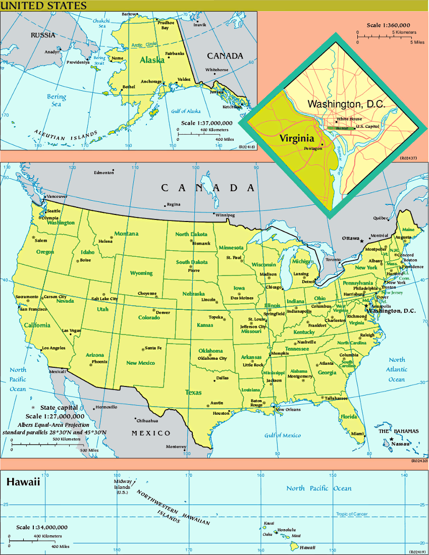 United states map page
